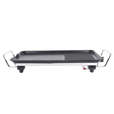 2022 Hot Sale al por mayor Interior Smokeless Non-Stick BBQ Electric Grill Bandeja de hornear bandeja rejilla eléctrica