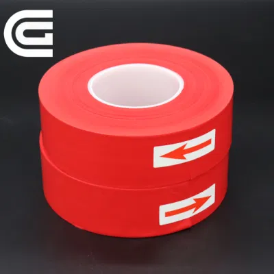 Película de PTFE Skived roja la cinta transportadora que cubre el borde resistente al calor