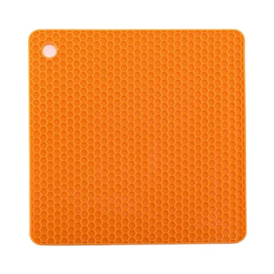 Alfombrilla de panal de silicona Placemat cuadrada almohadilla de aislamiento térmico Horno antical Mat Esg15677