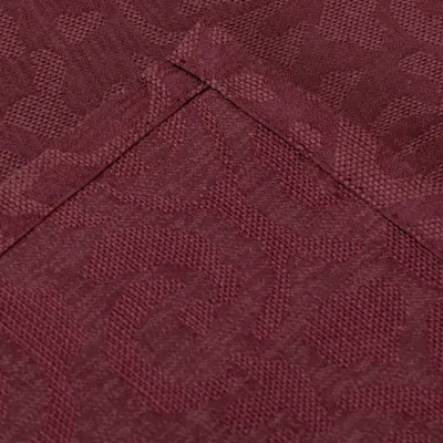 Rectángulo mayorista de Jacquard rojo impermeables banquetes Mantelería
