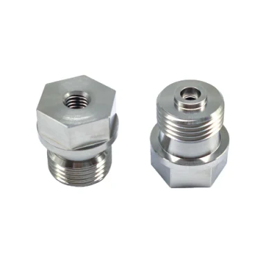 Piezas de latón de acero inoxidable carcasa de sensor no estándar piezas de torneado CNC