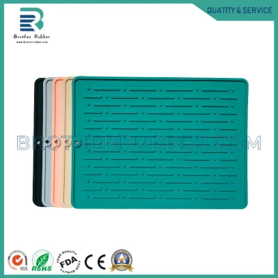 Alfombrilla de filtro impermeable con aislamiento de silicona alfombrilla de cocina para desagüe de montaña