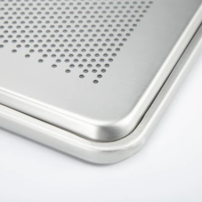 Hongbei® Bakeware aluminio aleación de aluminio anodizado papel perforado Pan