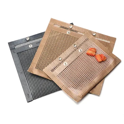 Non-Stick Barbacoa reutilizables Bolsa de Horneado de malla