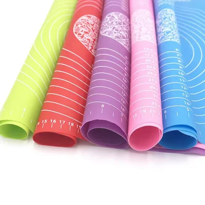 La cocción de silicona Mat, gran masa de hojaldre Non-Stick Mat con escala