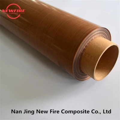 Cinta de tela de fibra de vidrio resistente al calor Multi Styles adhesivo Teflon Tejido de fibra de vidrio revestido PTFE