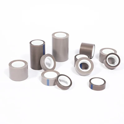 Cinta de sellado adhesiva de película Skived de PTFE puro gris resistente al calor