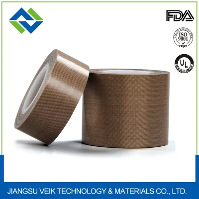 Cinta adhesiva de PTFE con fibra de vidrio