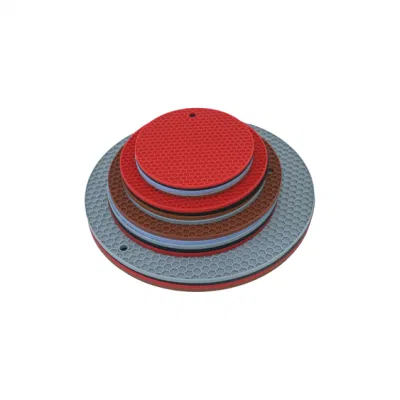 regalo de promoción de silicona de cocina el aislamiento térmico de la Ronda Antideslizante Soft café, té beber taza de goma Posavasos de silicona de plástico de la alfombrilla de la Copa de la tabla de silicona Mat Mat