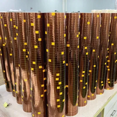 Cinta de película de poliimida ESD Kapton de doble cara con dedo de oro 0,1mm Cinta para cinta resistente al calor de poliimida de pintura en aerosol
