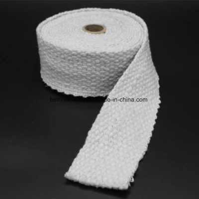 Fabricante China reforzado con fibra de vidrio del tubo de alambre de acero inoxidable resistentes al fuego de protección de la manguera de alta temperatura resistente al calor de cinta de fibra cerámica de aislamiento