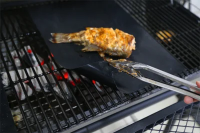Non-Stick PTFE BBQ Grill Mat Baking Mat Alimentos seguros