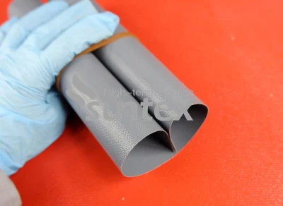Tejido de fibra de vidrio recubiertas de PTFE China solo lado de la manta de fibra de vidrio resistente al calor de la soldadura mantas