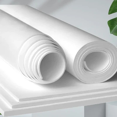 100% virgen de hoja plegable PTFE expandido suave personalizado muestra gratis el mejor rendimiento entrega rápida de productos de plástico de lámina de PTFE expandido