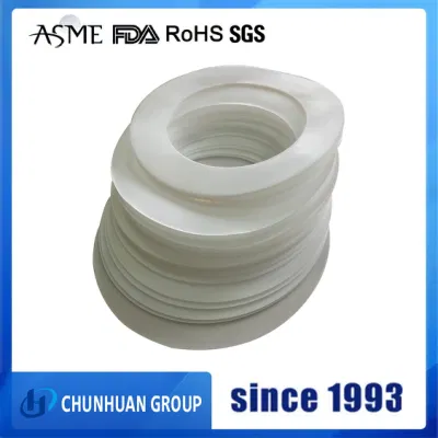 Material de sellado de expansión suave Junta de plástico PTFE con espesor uniforme