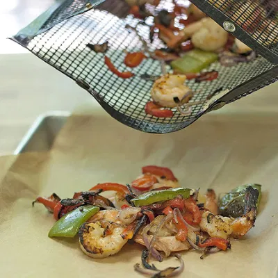 Barbacoa Non-Stick reutilizables bolsa de malla de la bolsa de malla de PTFE