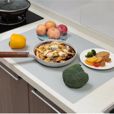 Cocina de silicona Countertop alfombrilla para horno alfombrilla térmica grasa alfombrilla antideslizante Estera