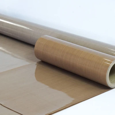 Tejido de fibra de vidrio recubiertas de PTFE Rollo de paños de aislamiento