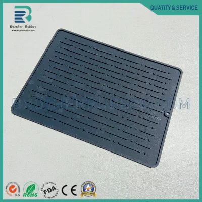 Alfombrilla de filtro impermeable con aislamiento de silicona alfombrilla de cocina para desagüe de montaña