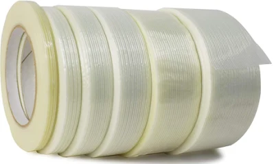 3m 893/897 de fibra de una cara resistente al calor Envío transparente Cinta adhesiva de filamentos de fibra de vidrio reforzada con estrapa