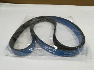 Recubierto de teflón costilla correas trapezoidales