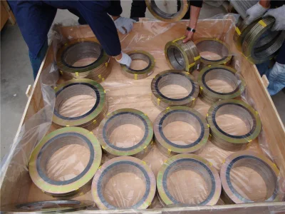 De PTFE ASME Espiral de materiales de empaquetadura de la herida (el anillo exterior de acero al carbono)