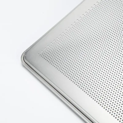 Hongbei® Bakeware aluminio aleación de aluminio anodizado papel perforado Pan