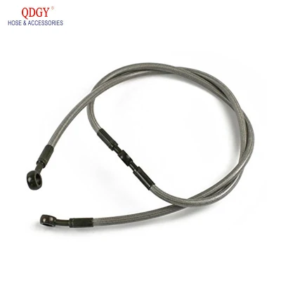 Tusk Front UTV longitud estándar Negro -FITS: Polaris Ranger RZR XP 1000 2014-2019 Teflon PTFE Acero inoxidable freno trenzado cable tubo de montaje de tubería