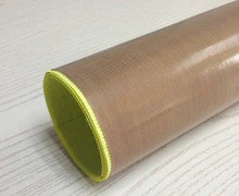 Un solo lado de fibra de vidrio recubiertas de PTFE auto tela adhesiva