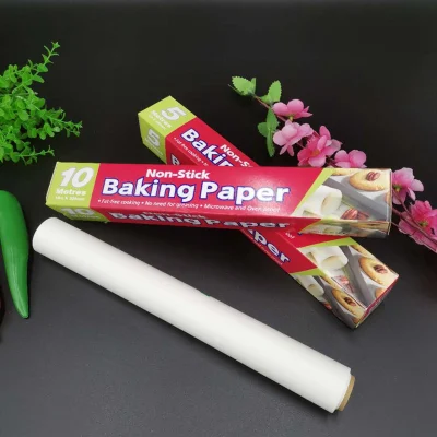 Papel de silicona para hornear de calidad alimentaria de fábrica a prueba de grasas de tamaño personalizado