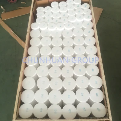 65mm de diámetro moldeado de PTFE virgen Varilla redonda