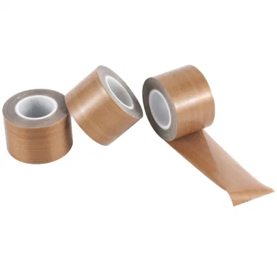 Resistencia al calor de la zona de aislamiento autoadhesivas de fibra de vidrio recubierto de una cinta de PTFE resistente al calor de cinta aislante comercio
