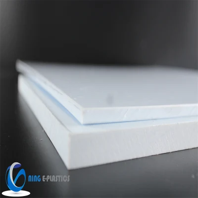 Panel de plástico PP-H Panel de polipropileno HDPE PP PVC ABS Hoja Hoja de PTFE blanco de PE de PVC