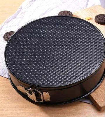 18cm Acero al carbono a prueba de fugas Non-Stick redondo hornear pasteles molde