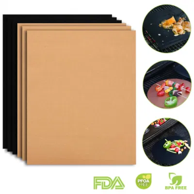 Resistente al calor Non Stick Baking Mat BBQ Grill Mat PTFE Revestimiento del horno