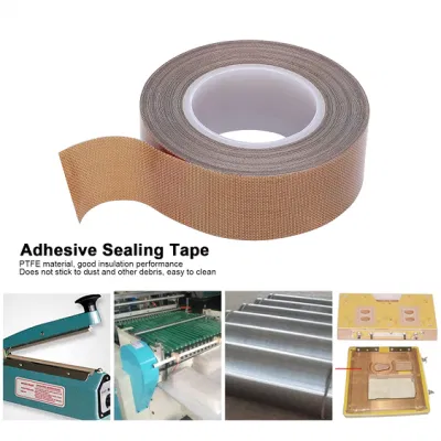 Temperature-Resistant Tejido de vidrio recubiertas de PTFE puro de cinta adhesiva de la película
