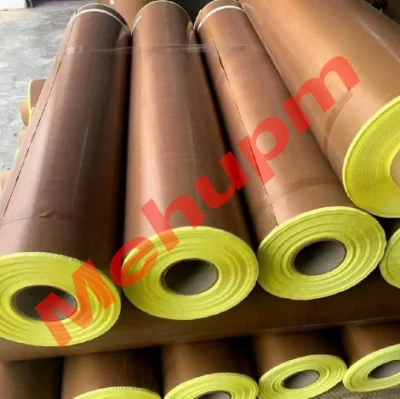 Aislamiento resistente al agua antiadherente tejido de lámina de PTFE pirorretardante de alta temperatura Rollo de tela
