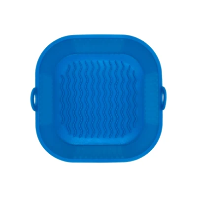 Camisa de aire freidora horno Accesorios bandeja para hornear de Pollo Bote de silicona para hornear Cesta de Pan Grill freidora alfombrilla para rack de aire herramientas