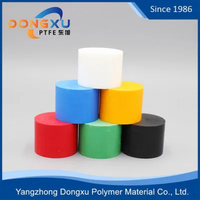 PTFE no adherente/F4 barra de color negro, varilla de PTFE rellena de grafito