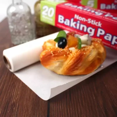 Papel de Envoltura de alimentos Cocina papel de hornear de silicona impermeable graseproof
