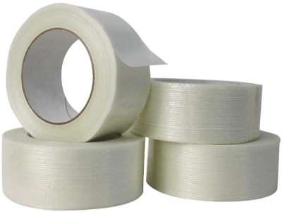 3m 893/897 de fibra de una cara resistente al calor Envío transparente Cinta adhesiva de filamentos de fibra de vidrio reforzada con estrapa