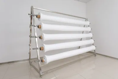 Material del elemento filtrante UNM Aire PTFE monocatenaria hidroplílico poroso Película en rollo PTFE