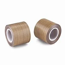 precio de fábrica de vidrio PTFE adhesivo de silicona Cinta de tela de saco de la máquina de sellado