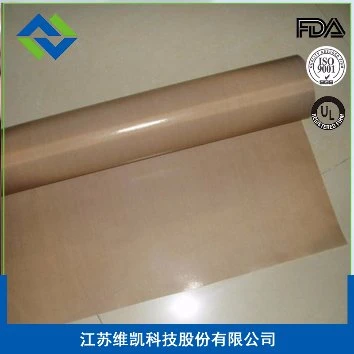 Tela de fibra de vidrio de PTFE rollo de tela con Super calidad