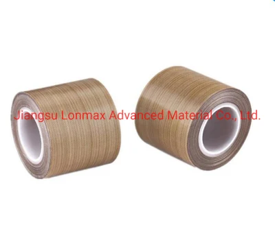 Cinta de tela de vidrio Teflating cinta de fibra de vidrio recubierta de PTFE