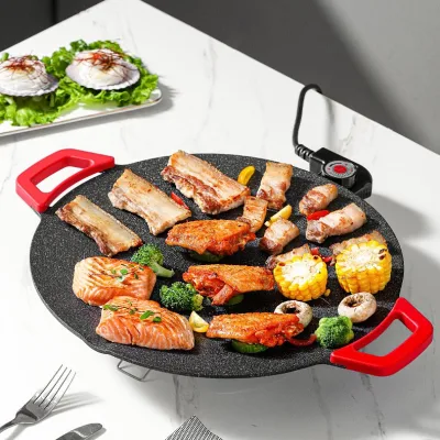 2022 Venta completa Nuevo estilo Coreano Multifunctional Interior Bandeja de horno eléctrica antiadherente