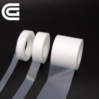 100% virgen blanca de PTFE Skived blanco película de la hoja de película de membrana de PTFE con espesor personalizado