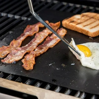 Alfombrillas de barbacoa de PTFE multifunción de uso intensivo reutilizables para uso no adherente Parrilla