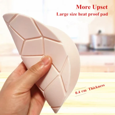 Lugar Trivet silicona antideslizante esteras resistentes al calor de la cocina comedor Mat