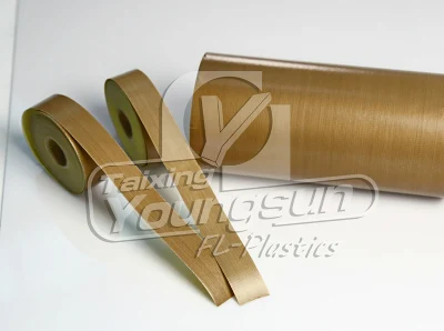 Fácil de limpiar la resistencia al calor de PTFE Tejido de fibra de vidrio con adhesivo